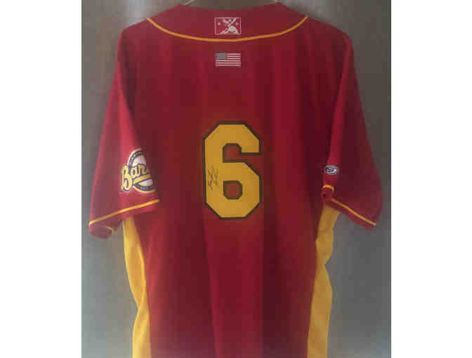 Birmingham Barons Official RED/Gold Jersey #6