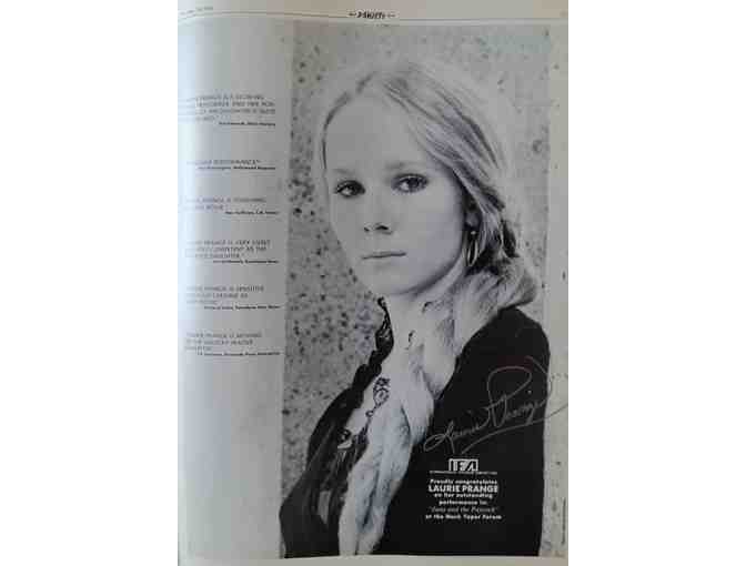 'Juno and the Paycock' 1974 Laurie Prange autographed Program, Photo and Variety