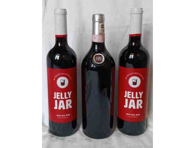 Three bottles of Red Wine