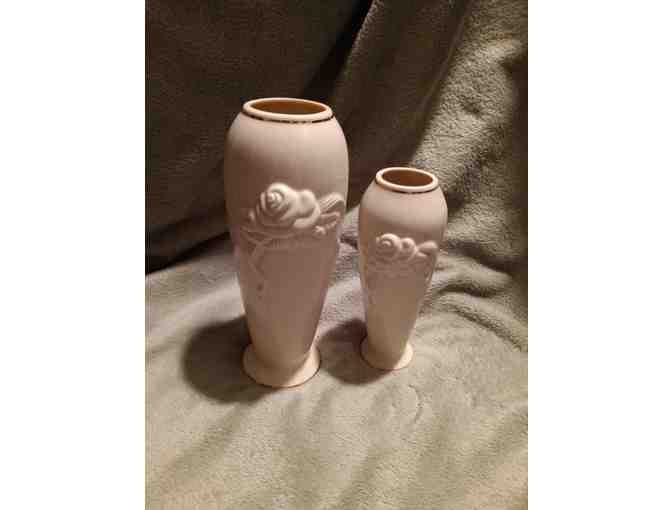 Two Lenox Rosebud Vases