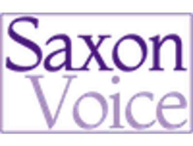 One Hour Private Session with Voice Coach Ingrid Saxon
