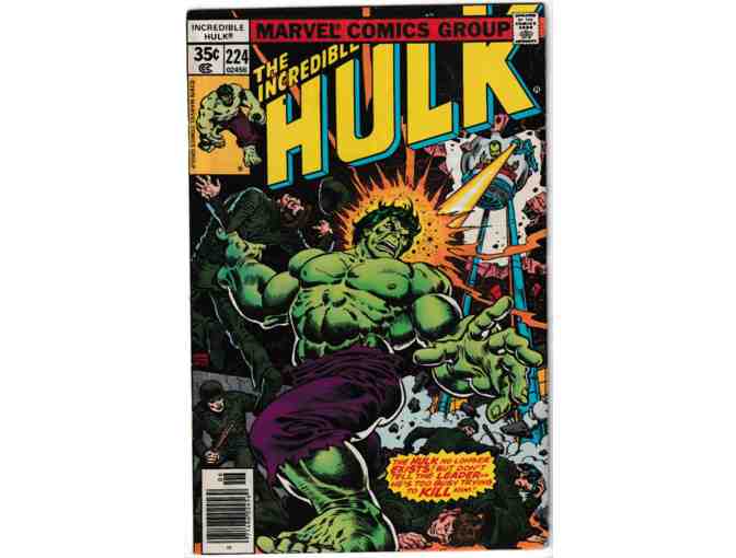 The Incredible HULK Marvel Comic #224