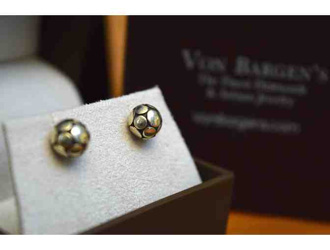 John Hardy - Sterling Silver 'Kali' River Rock Studs