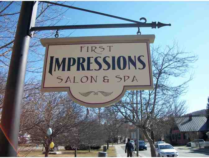 Facial at the First Impressions Salon and Spa
