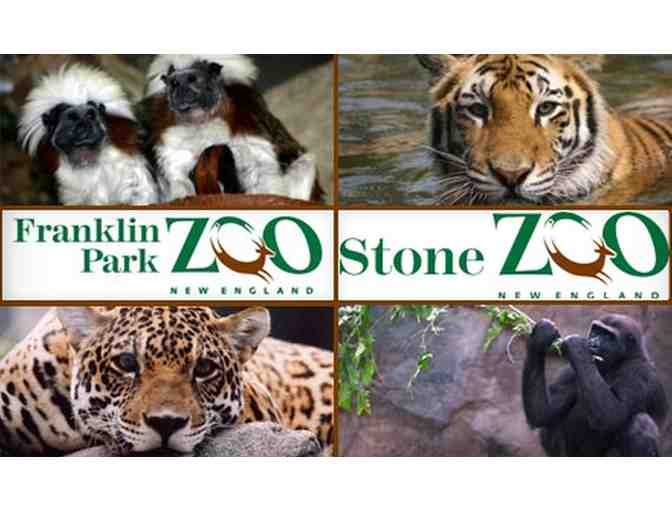 4 Passes to either the Franklin Park Zoo or the Stone Zoo!