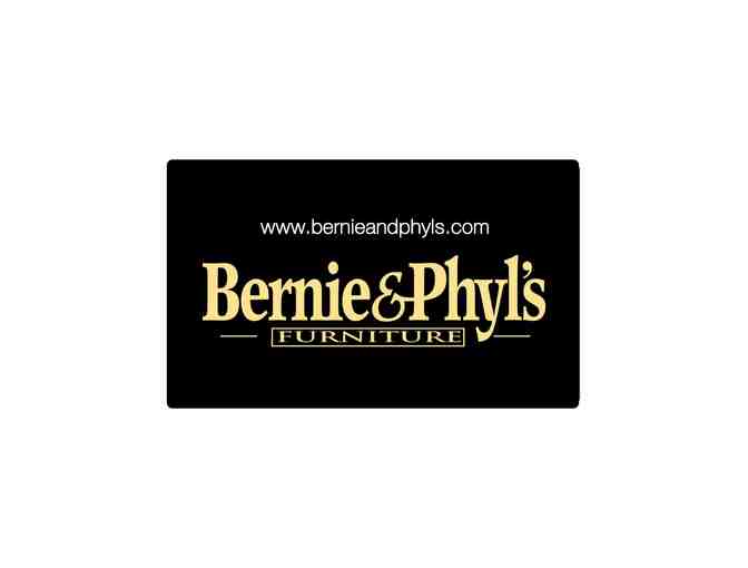 $25 to Bernie & Phyl's Furniture