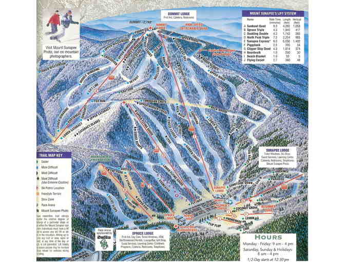 2 Lift Tickets to Mount Sunapee