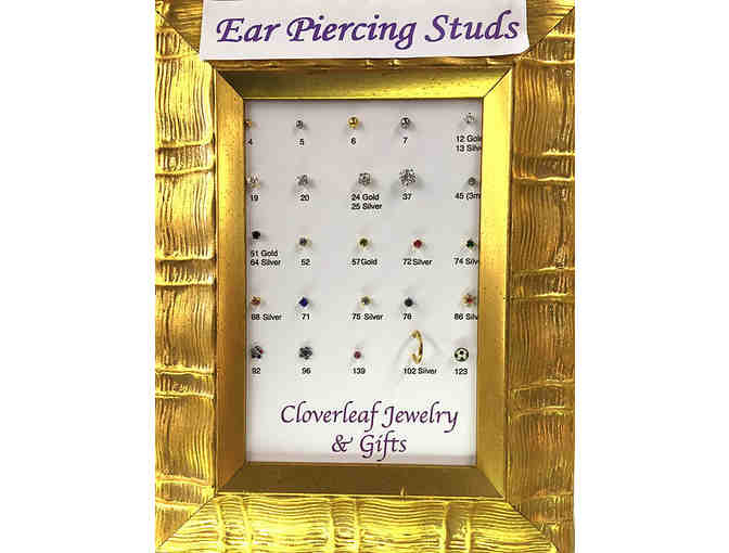 Ear Piercing at Cloverleaf Jewelers