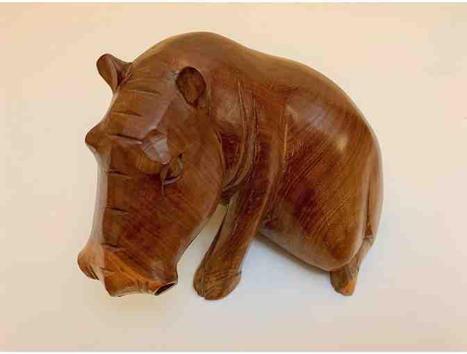 Small Hippo Carving