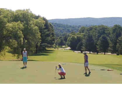 Foursome of Golf at The Quechee Club with Carts