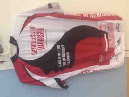 Custom Bike Jersey: Aphasia Awareness #2