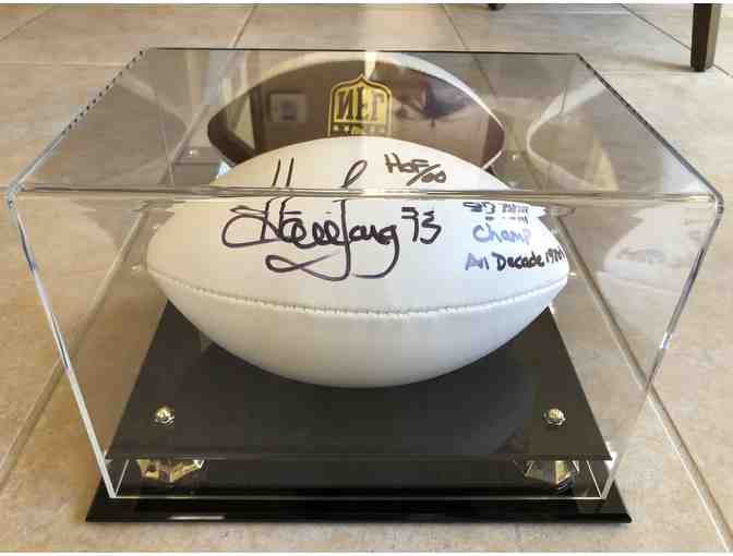 Howie Long signed football