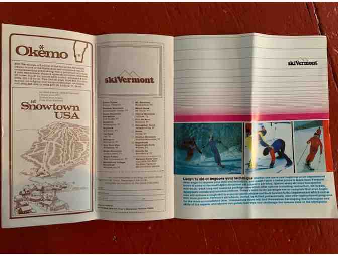 Brochures - Vermont Winter Guide 1979-80, Killington Trail Map 1978-79