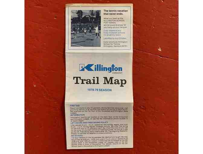 Brochures - Vermont Winter Guide 1979-80, Killington Trail Map 1978-79