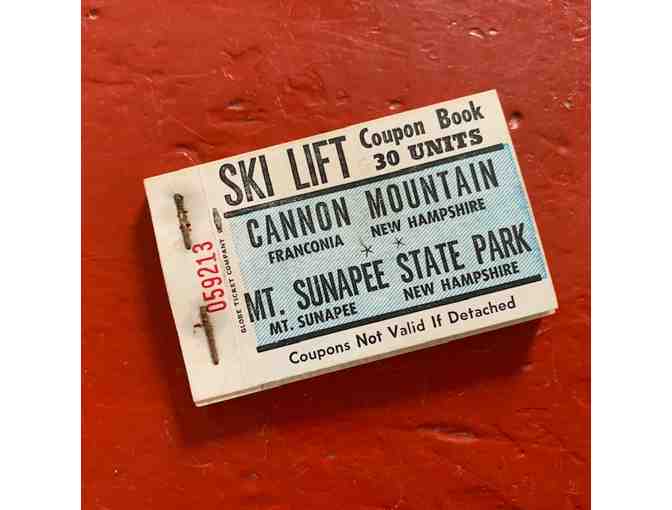 Ticket Book - Cannon Mountain / Mt. Sunapee State Park