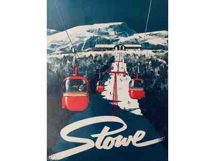 Vintage Stowe Ski Poster