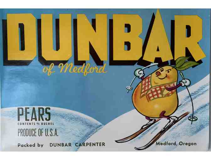 Two Original 1950's Vintage Labels