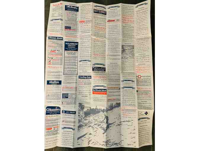 Eastern Ski Map - 1981