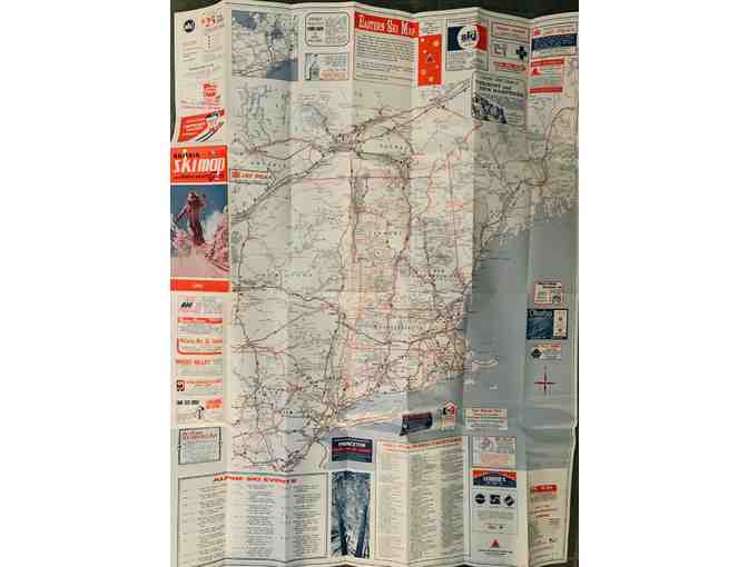 Eastern Ski Map - 1981