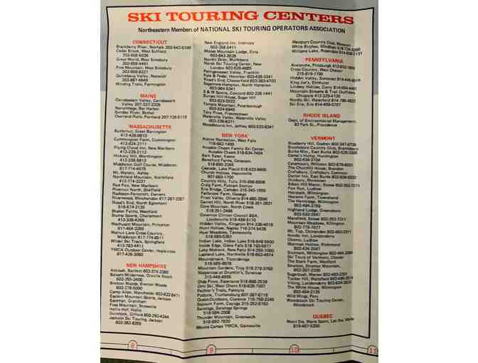 Eastern Ski Map - 1981