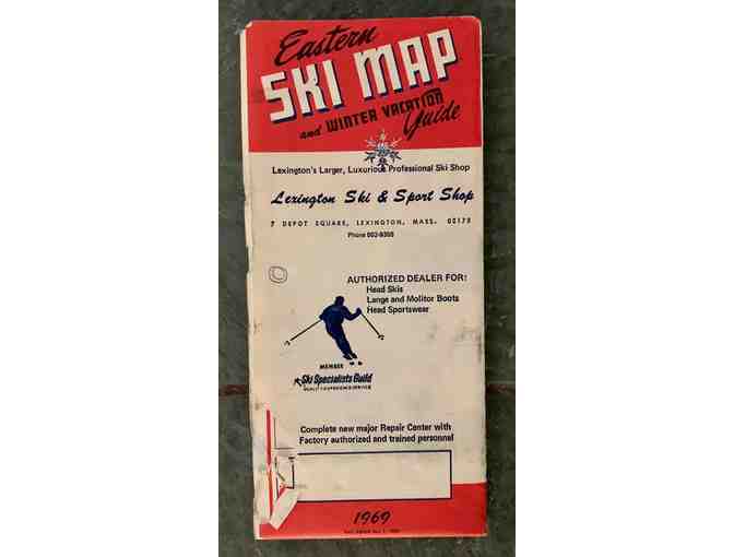 Eastern Ski Map - 1969