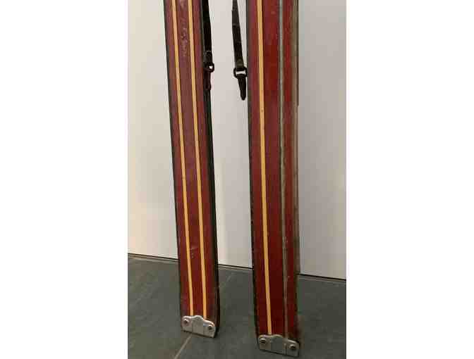 Vintage Red Skis