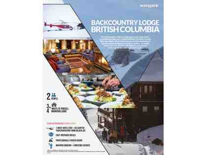Backcountry Lodge British Columbia, 3-Night Weekend or 4-Night Weekday All-Inclusive Stay