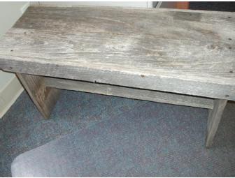 Handcrafted Repurposed Bench