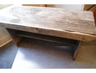 Handcrafted Repurposed Bench