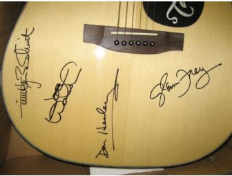 Acoustic Guitar, Signed by Members of the Eagles