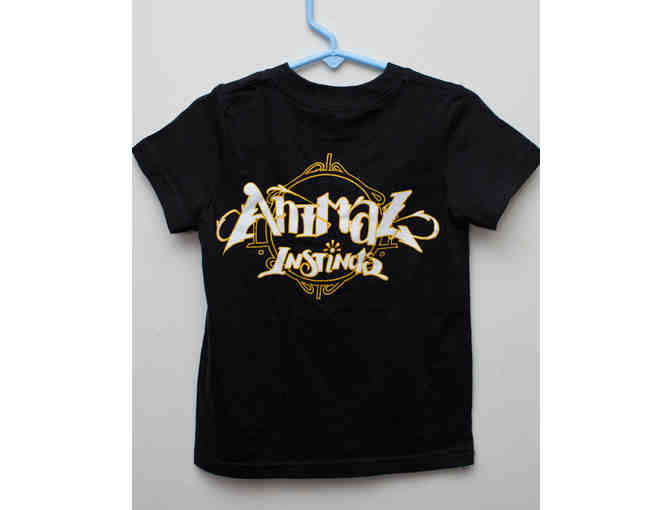 Animal Instinct Logo Tee, Black - Toddler Size 2.