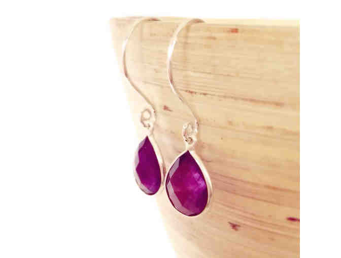 E2: Purple Amethyst Earrings