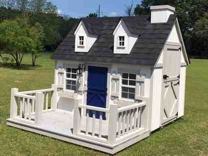 L04. Custom Outdoor Playhouse Valiant Cottage, EST. 2016