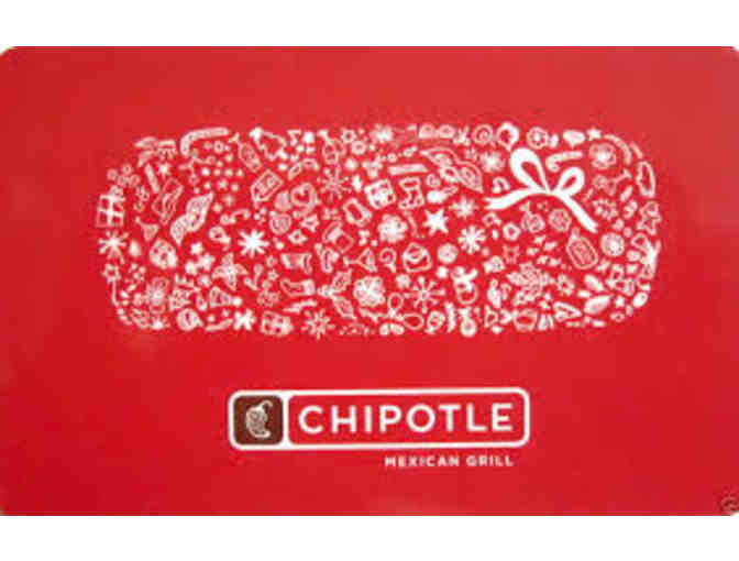 O01 GIFT CARD Dining: Chipotle Grill, $100 value