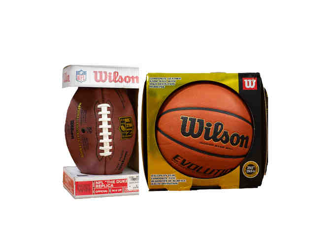 Wilson Basketball &amp; NFL Football - Photo 1