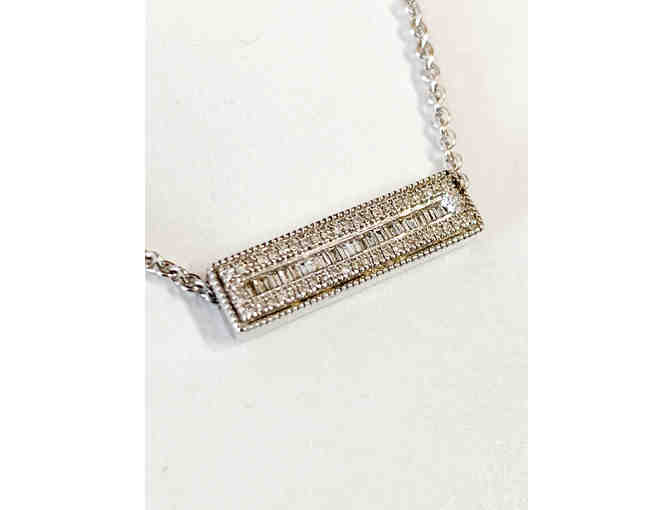 Silver Lady's Cast Pendant & Chain