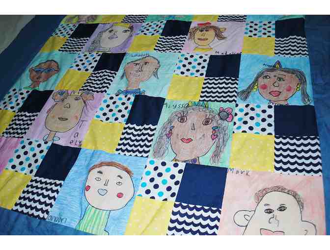 Kinder B Project: Mrs. Richardson's Portrait Quilt
