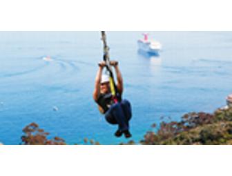 Catalina Island Experience with Transportation, 1 Night Stay, Zip Line and Scenic Tour