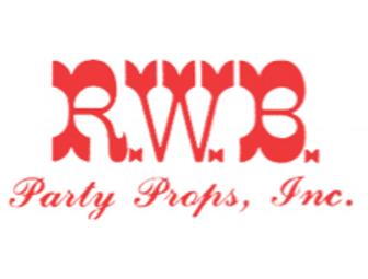 One (1) Day Rental of Party Props and Decor from R.W.B. in Orange County