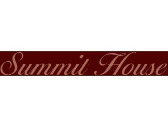 Summit House- A Dining Experience ($100 certificate)