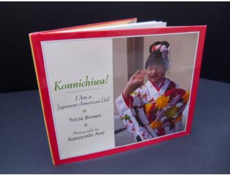 JAPANESE DOLL WITH BOOK