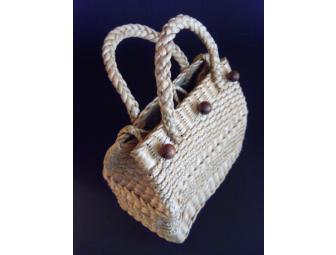 STRAW PURSE FROM THE PHILIPPINES