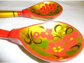 WOODEN SPOONS FROM RUSSIA
