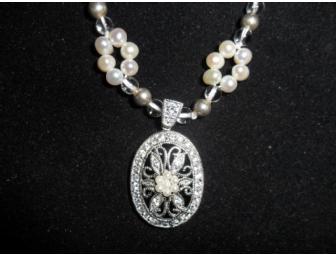 'CRYSTAL CAVES' NECKLACE AND RING