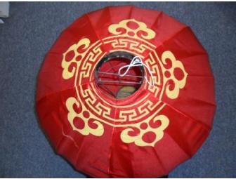 LARGE SILK LANTERN DECORATION
