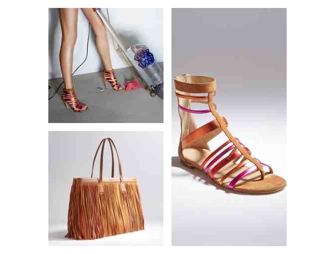 Tamara Mellon Brand - 2 Pairs of Shoes and 1 Hand Bag