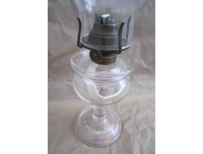 Antique Lomax Oil Guard Lamp