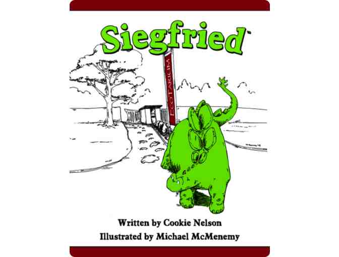 Child's Birthday Party Book Reading and Personalized Books - Siegfried the Stegosaurus