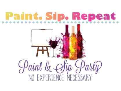 Private Sip & Paint Party for 12