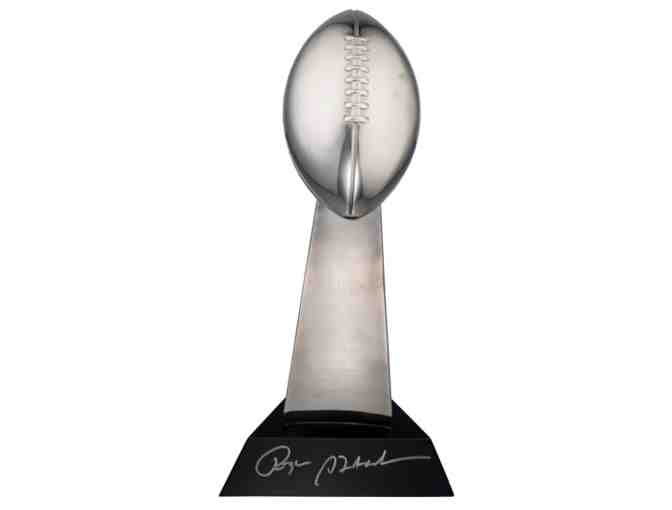 1972 Roger Staubach Autographed  Super Bowl VI Replica Lombardi Trophy